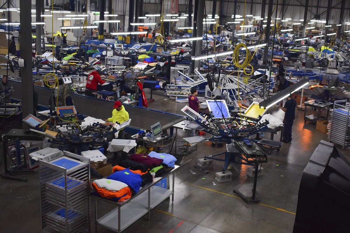 Screen printing process